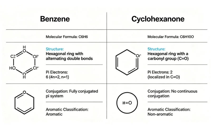 Cyclohexanone VS Benzene Cyclohexanone VS Benzene